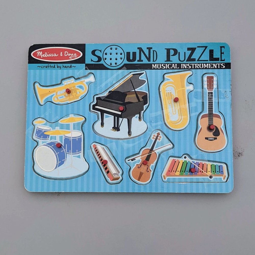 Melissa & Doug Sound Puzzle Musical Instruments
